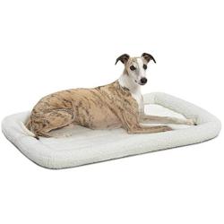 MidWest Bolster Pet Bed | Dog Beds Ideal for Metal Dog Crates | Machine Wash & Dry