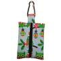 Barkertime Owl with Glitter Dog Poop Bag Dispenser - Made in USA - Great Gift for Dog Owner