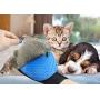 Pet Grooming Glove with Brush Gentle and Efficient Pet Hair Removal Comb Pet Bath Gloves Fur Removal and Knotting Tools,Pet massage gloves Suitable for Cats and Dogs and Other Animals (2 Pieces)
