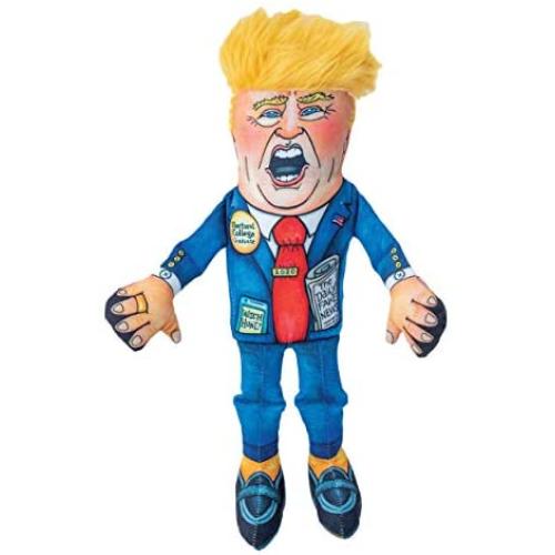 FUZZU Donald Trump Special Edition Political Parody Novelty Cat Toy - Durable & Non-Toxic with U.S. Grown Certified Organic Catnip (8'')