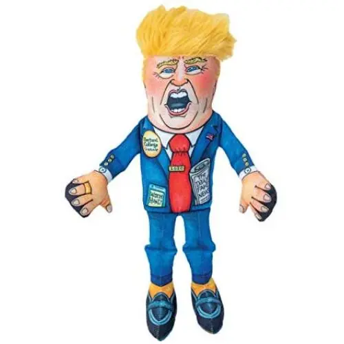 FUZZU Donald Trump Special Edition Political Parody Novelty Cat Toy - Durable & Non-Toxic with U.S. Grown Certified Organic Catnip (8'') FUZZU Donald Trump Special Edition Political Parody Novelty Cat Toy - Durable & Non-Toxic with U.S. Grown Certified Organic Catnip (8'')