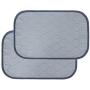 Paw Jamboree Washable Pee Pads for Dogs Training Pads for Dogs Absorbent Waterproof Pee Pad Reusable Puppy Training Pads Dog Whelping Mats Size 23.5x17.5 (2PCS Light Grey Pet Pee Pad, 23.5x17.5)