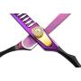 Purple Dragon Professional 7.0/8.0 inch Pet Grooming Hair Cutting Scissor and 6.75/8.0 inch Dog Chunker Shear - Japan 440C Stainless Steel for Pet Groomer or Family DIY Use
