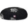 Black Coral Large Round Indoor Outdoor Pet Dog Bed With Removable Washable Cover By Majestic Pet Products