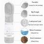 MAOCG Dog Water Bottle for Walking, Multifunctional and Portable Dog Travel Water Dispenser with Food Container,Detachable Design Combo Cup for Drinking and Eating,Suitable for Cats and Puppy