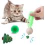 QKURT 6pcs/ Pack Christmas Stocking Dog Toys, Xmas Pet Chew Toy Set for Cat Small Dogs Puppy, Interactive Christmas Pet Stocking
