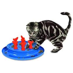 Petmate Jackson Galaxy Go Fish Slow Feeder Puzzle Bowl, Model:31968
