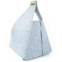 WISKI Ray - Modern Felt Cat Cave Bed - Enclosed Cat House for Indoor Cats and Kittens - Light Grey Thick Felt, 2 Color Plush Cushion - Great as a Small Dog Bed