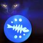 nobrand Moving Fish Ball cat Toys Cat Ball Toys, 3 Pack Cat Dog Bell Ball Moves Toy with Flash Light Cat Catnip Dog LED Ball Cat Scratching Toys Dog Rolling Ball