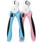 Osama Dog & Cat Pets Nail Clippers and Trimmers - with Safety Guard to Avoid Over Cutting, Free Nail File, Razor Sharp Blade - Professional Grooming Tool for Large and Small Animals