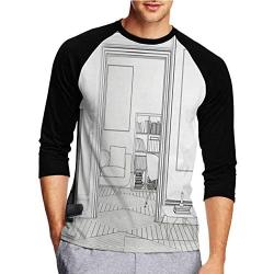 Concept of a Living Room Furniture (Planning) - 3D - Germany,Mens/Womens Cool Crew Neck T-Shirt Apartment S