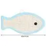 HERCHR 1 Pcs Cat Scratch Pad Flat Sisal Board Cat Scratching Pad Pet Scratcher Mat Playing Toy, Fish Shape, Plush(Blue) HERCHR 1 Pcs Cat Scratch Pad Flat Sisal Board Cat Scratching Pad Pet Scratcher Mat Playing Toy, Fish Shape, Plush(Blue)
