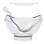 Luck Dawn Cat Elevated Bowl with Raised Stand, 15 Degree Tilted Design Neck Guard Stand Raised Pet Food Water Feeder Bowl for Cats or Small Dogs