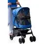 Pet Gear No-Zip Happy Trails Pet Stroller for Cats/Dogs, Zipperless Entry, Easy Fold with Removable Liner, Storage Basket + Cup Holder Pet Gear No-Zip Happy Trails Pet Stroller for Cats/Dogs, Zipperless Entry, Easy Fold with Removable Liner, Storage Basket + Cup Holder