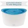 Zeus H2EAU Fresh & Clear Elevated Dog and Cat Water Fountain, Large, 6L Capacity, 91400A1 Zeus H2EAU Fresh & Clear Elevated Dog and Cat Water Fountain, Large, 6L Capacity, 91400A1