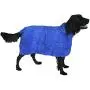 THE SNUGGLY DOG Easy Wear Dog Towel.for a Limited Time Luxuriously Soft, Fast Drying 400gsm Microfiber. Soft Belt Included for a Warm Plush Dog Robe. XXL Blue THE SNUGGLY DOG Easy Wear Dog Towel.for a Limited Time Luxuriously Soft, Fast Drying 400gsm Microfiber. Soft Belt Included for a Warm Plush Dog Robe. XXL Blue