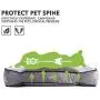 Pecute Large Dog Bed, Warm Plush & Cool Silk Double-Sided Pet Bed Four Seasons Available, Orthopedic Shredded Memory Foam Dog Beds, Washable Dog Lounge with Removable Cover Pecute Large Dog Bed, Warm Plush & Cool Silk Double-Sided Pet Bed Four Seasons Available, Orthopedic Shredded Memory Foam Dog Beds, Washable Dog Lounge with Removable Cover