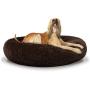 The Dog’s Bed Sound Sleep Donut Dog Bed & Cat Bed, Original Calming Anti-Anxiety Premium Quality Plush Nest Snuggler - with Removable Cover