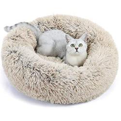 Made4Pets Dog Bed Comfortable Donut Cuddler Round Pet Bed Ultra Soft Machine Washable for Dogs,Upgrade Version
