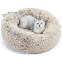 Made4Pets Dog Bed Comfortable Donut Cuddler Round Pet Bed Ultra Soft Machine Washable for Dogs,Upgrade Version
