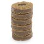 PetSafe Sportsmen Ultra-Thick Natural Rawhide Dog Treat Refill Rings, Replacement Treats for PetSafe Sportsmen Ultra Treat Ring Holding Toys