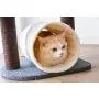 PetPals Cat Tree Cat Tower for Activity with Tunnel and Toy Ball, Gray