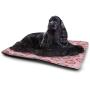 DayDayFun Persian Patterned Pet Pad Paisley Pattern with Oriental Style Flower Arrangement Middle Leaf Motifs Pet Mats for Food and Water Multicolor