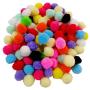 joyMerit 100pcs Soft Lightweight Cat Toys Pompon Balls for Kitten Cats Craft Projects