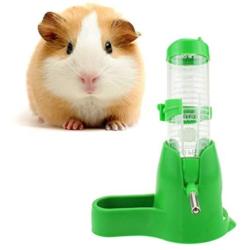 POPETPOP 125ML Pet Dispenser with Base Hut Small Pet Nest Hamster Water Bottle Holder (Pink)