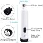 PetiFine Dog Nail Grinder with Two Speeds & Three Ports, Electric Rechargeable Pet Nail Trimmer for Small Medium Large Dogs & Cats