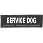 JULIUS K-9 162LR-G-34124, Original Interchangeable Patches for powerharness, Size: Large, Reflective, Phosphorescent, 1 Pair, Service Dog