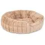Harmony Tan Faux-Fur Cat Bed, 20'' L X 18'' W, 20 in Harmony Tan Faux-Fur Cat Bed, 20'' L X 18'' W, 20 in