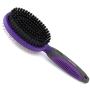 Double Sided Pins and Bristle Brush by Hertzko - For Dogs and Cats with Long or Short Hair - Dense Bristles Remove Loose Hair from Top Coat and Pin Comb Removes Tangles, and Dead Undercoat