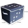 Feline Ruff Large Dog Toys Storage Box. 16'' x 12'' inch Pet Toy Storage Basket with Lid. Perfect Collapsible Canvas Bin for Cat Toys and Accessories Too!