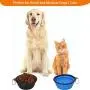 2 Pack Collapsible Dog Bowls for Travel; Silicone Food / Water Bowls for Dog, Cat; Portable, Foldable, Expandable Pet Feeding Watering Dish for Travel, Indoors and Outdoors with 2 Carabiners 2 Pack Collapsible Dog Bowls for Travel; Silicone Food / Water Bowls for Dog, Cat; Portable, Foldable, Expandable Pet Feeding Watering Dish for Travel, Indoors and Outdoors with 2 Carabiners