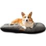 HIPIPET Puppy Bed for Small/Medium Dogs Nonskid Bottom Linen Dog Crate Bed Mat, Breathable Dog Pillow Mattress, Ideal as Dog Bed Insert