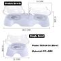 Love Dream Cat Food Bowls, Elevated Cat Food Water Bowls, 15° Tilted Raised Cat Bowls with Stand Stress-Free Suit for Cats Small Dogs