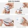 Interactive Cat Toys Ball with LED Light,360 Degree Self Rotating Ball,USB Rechargeable Cat Ball Toy,Stimulate Hunting Instinct Kitten Funny Chaser Roller Pet Toy (White) Interactive Cat Toys Ball with LED Light,360 Degree Self Rotating Ball,USB Rechargeable Cat Ball Toy,Stimulate Hunting Instinct Kitten Funny Chaser Roller Pet Toy (White)