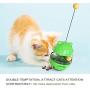 HOQUSA for Tumbler Double Track Ball Interactive Dog Cat Toy Food Dispenser Ball Slow Feeders for Indoor Cats & Dogs.