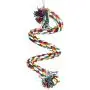 Spiral Parrot Cotton Rope with Bells, Bird Exercise Bungee Climbing Ropes Toy, Length 59inch(1.5M) Rainbow Spiral Parrot Cotton Rope with Bells, Bird Exercise Bungee Climbing Ropes Toy, Length 59inch(1.5M) Rainbow