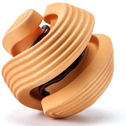 ZNOKA Interactive Dog Treat Dispensing Ball, Interactive Food Dispenser Durable Pet Dog Treat Ball