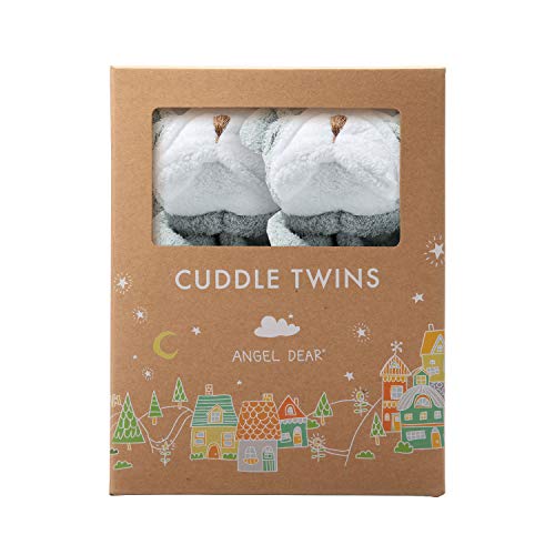 Angel Dear Cuddle Twin Set, Grey Bulldog