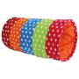 Royal Pet Club Playing Tunnel, Fleece, Ø 25 × 50 Cm, Colourful