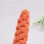 QERNTPEY Dog Pet Molar Bite Toy Chew Pet Toy Cotton Rope Woven Carrot Dog Molar Stick for Boring Pet Rope Dog Toy Bite Clean Teeth Bite Large Size Cartoon Pet Toy Teeth Cleaning Training