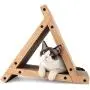 FUKUMARU 3 Sided Vertical Cat Scratching Post, Triangle Cat‘s Scratch Tunnels Toy, Scratcher Ramp for Kitten Play Exercise FUKUMARU 3 Sided Vertical Cat Scratching Post, Triangle Cat‘s Scratch Tunnels Toy, Scratcher Ramp for Kitten Play Exercise