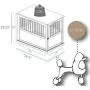 Casual Home Wooden Large Pet Crate, End Table, White Casual Home Wooden Large Pet Crate, End Table, White