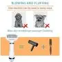 Pet Hair Dryer, 2 in 1 Pet Grooming Hair Dryer, Adjustable Temperatures Settings, Home Grooming Blower Heater, Professional Pet Blow Dryer, Slicker Brush, Dog, Cat Pet Hair Dryer, 2 in 1 Pet Grooming Hair Dryer, Adjustable Temperatures Settings, Home Grooming Blower Heater, Professional Pet Blow Dryer, Slicker Brush, Dog, Cat