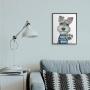 Stupell Industries Sassy Scotty Dog Talk to The Paw Quote Family Pet Wall Art, 16 x 20, White