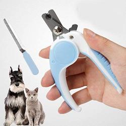 Novicey Dog Nail Clippers,Dog Nail Trimmer with Safety Guard to Avoid Over,Stainless Steel Razor Sharp Blades,Professional Grooming Tool at Home for Small Breed Dogs Cats