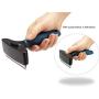 STAR VASTO Self-Cleaning Deshedding Tool for Dogs, Cats, Bunnies| Deshedding Brush for Short Hair and Long Hair| Deshedder for Cats and Dogs| Removes Loose Hair and Combats